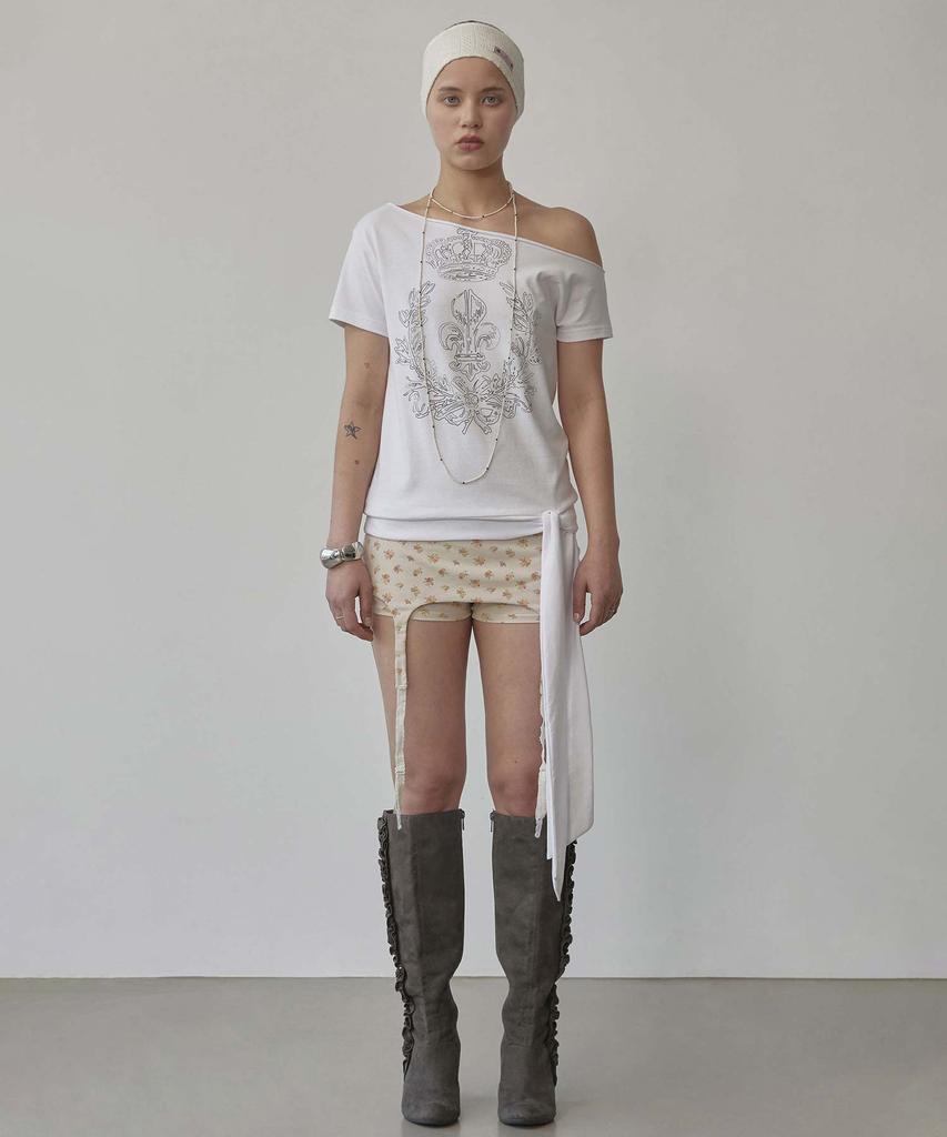 Sculpter Cottage Garter Belt Skort Raw
