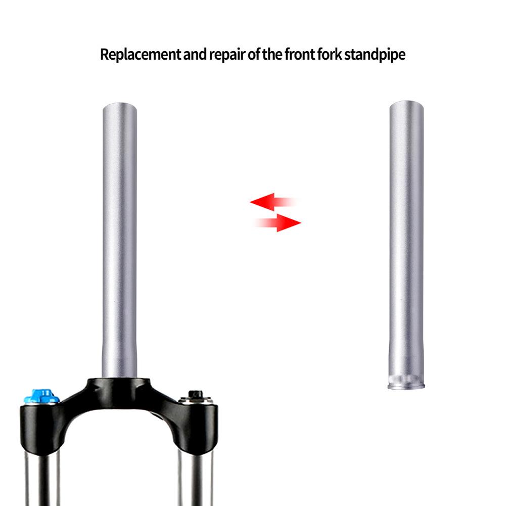 Rura sterowa widelca rowerowego 28,6 mm 30 mm ze stopu aluminium Górna rura widelca do roweru górskiego roweru szosowego srebro