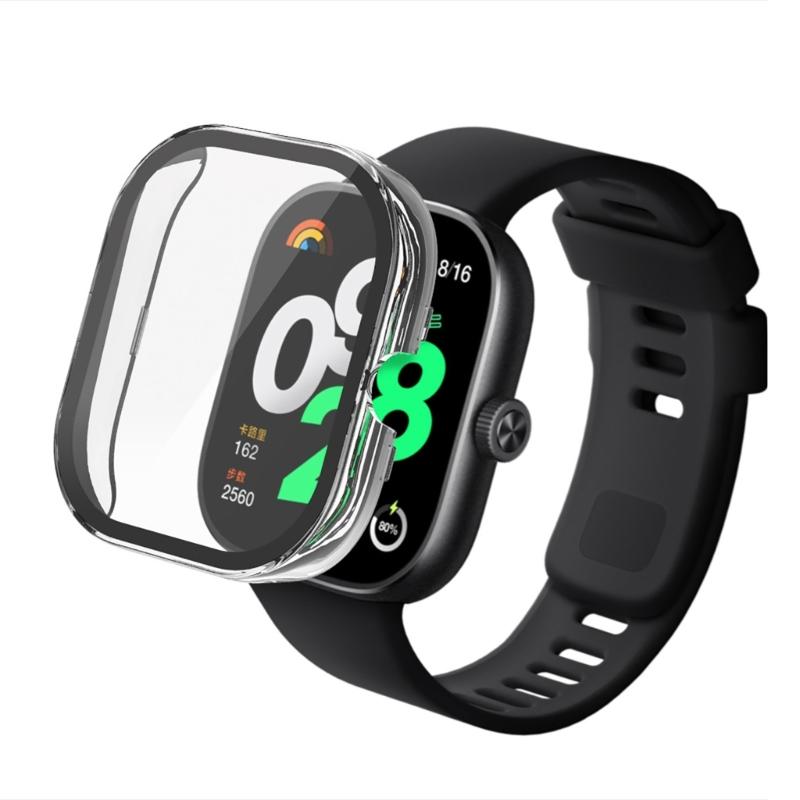 Hard Protective Case For Watch 4 Waterproof Screen Protector Shell Frame Smartwatch Housing Glass Film Cover Accessories