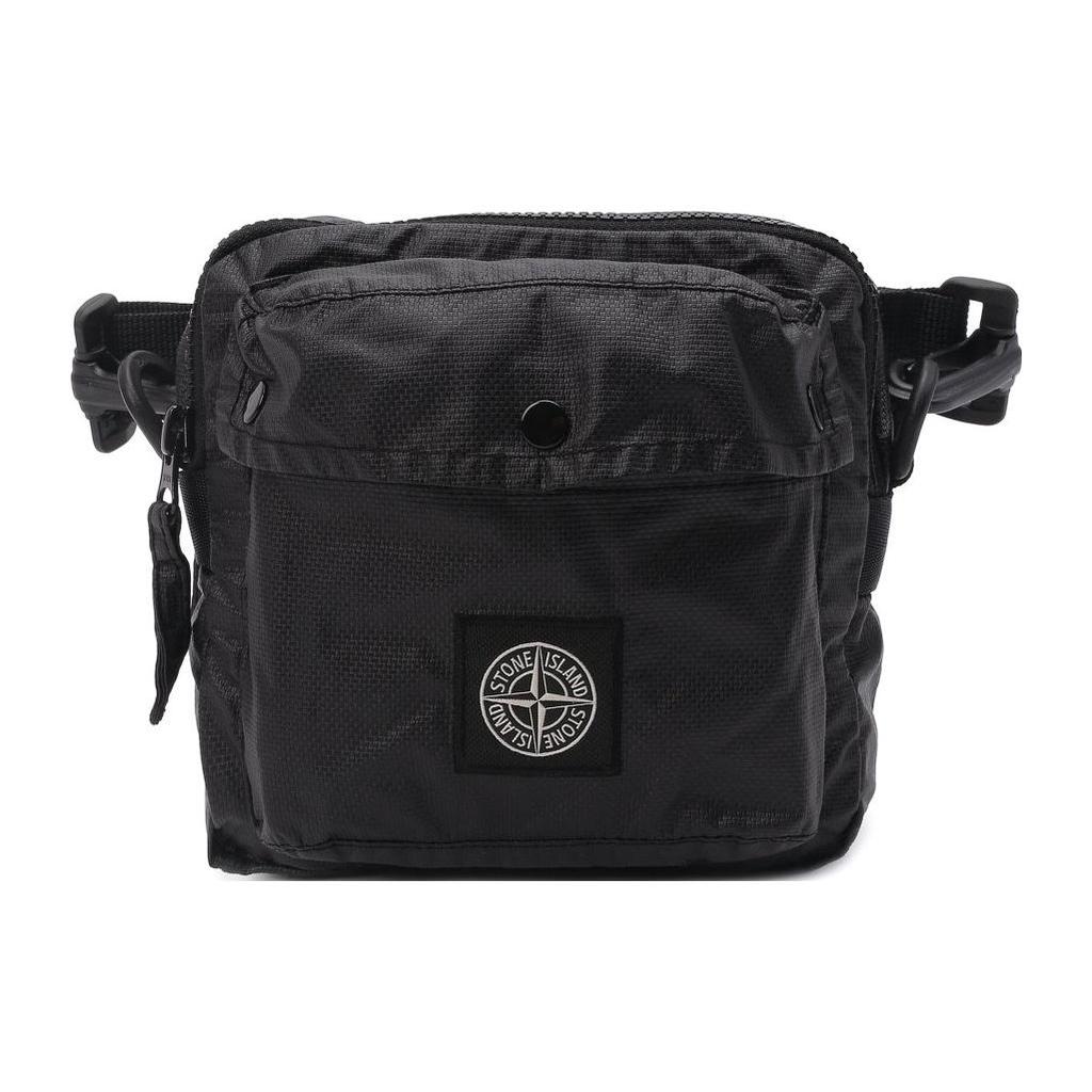 New STONE ISLAND Cotton Small Square Bag Shoulder Bag Crossbody Bag Regular Men's Black 751590270-V0029