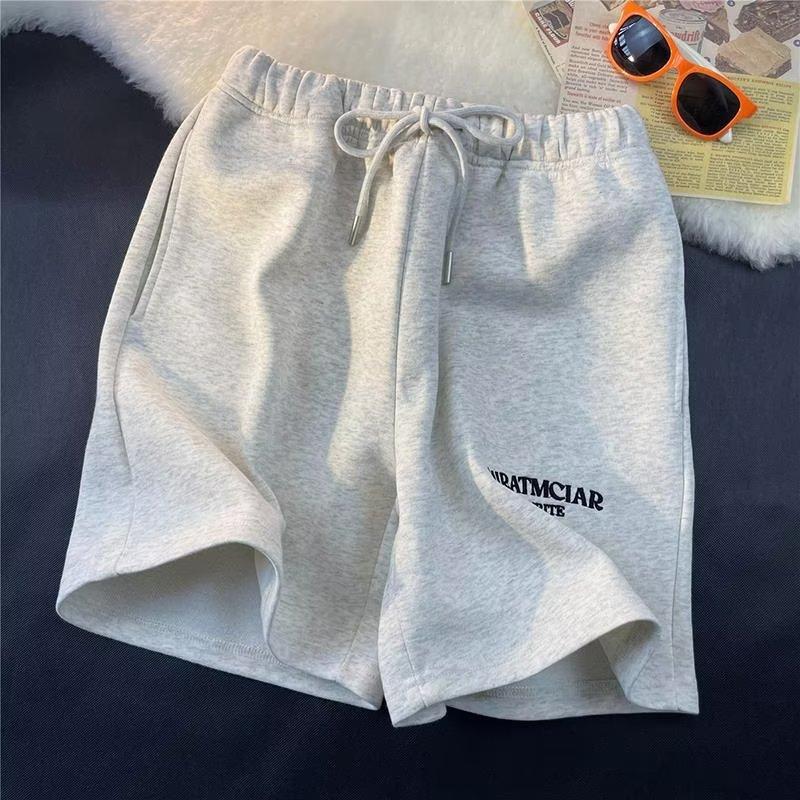Men Summer Causal Plus Size Letter Shorts Embroidered Sports Beach Pants