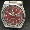 GENUINE VINTAGE SEIKO 5 AUTOMATIC JAPAN 7009A MENS MAROON DIAL WATCH A701397-5 R206a-a701397