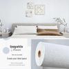 Self-Adhesive Linen Wall Stickers: Waterproof, Solid Color Decor for Bedroom and Living Room