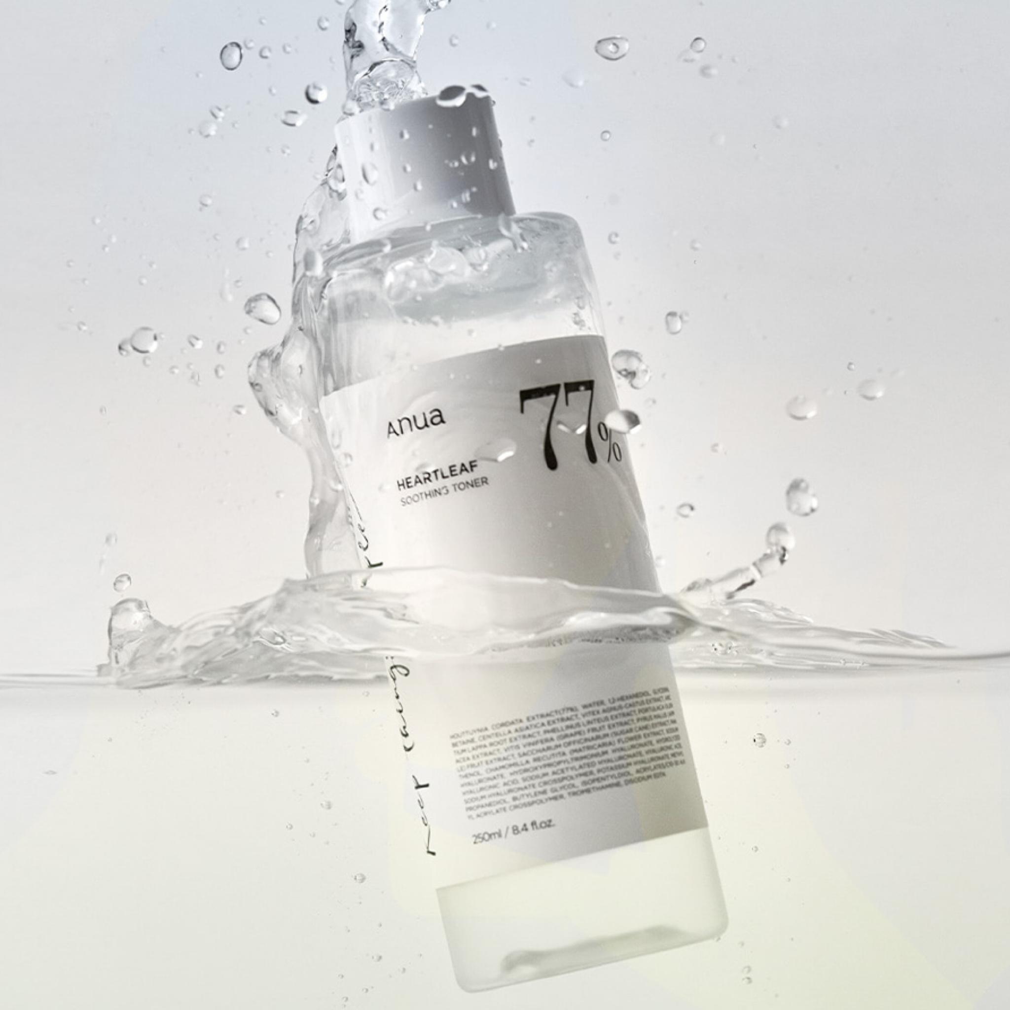 ANUA Heartleaf 77% Успокаивающий тоник 500 мл + крем Acnon для удаления прыщей 13 г 500ml — фото 5