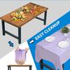 Plastic Disposable Solid Color Tablecloth Cover Cloth Wipe Clean Rectangle Party Wedding Christmas Birthday Wedding Christmas