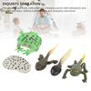 5 Pcs Tadpole Growth Cycle Realistic Detailed PVC Growth Stage Lifelike Tadpole Life Cycle Model Set for Home Office Party Decoration