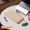 Kabellose, ultra-leise mechanische Gaming-Tastatur für Mädchen – Ideal für Büro & Laptop-Tippen