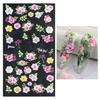 Embossed Flower Nail Sticker Self-adhesive 5D Art Embossed Nail Stickers Flower