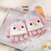 Cartoon Baby Chick Unisex Flip-Top Warm Gloves for Kids - Autumn/Winter