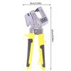 Steel Handle Stud Crimper Double Handed Ceiling Punching Pliers Plaster Drywall Tool For Fastening Metal Studs & Keels
