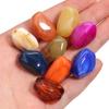 20pcs 21x12mm Irregular Acrylic Beads Double Color Cloud Loose Spacer Beads For Jewelry Making DIY Necklace Bracelet Accessories