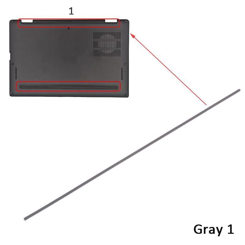 1/2Pcs Universal Laptop Rubber Strip For DELL Latitude 7310 DIY Bottom Case Foot Pad Non-Slip Shell Pad Replacement Accessories