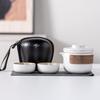 Lu Baoyanhe One Pot Two Cups Ceramic Travel Tea Set Tea Pot Company Business Activities Bank Hotel Souvenir