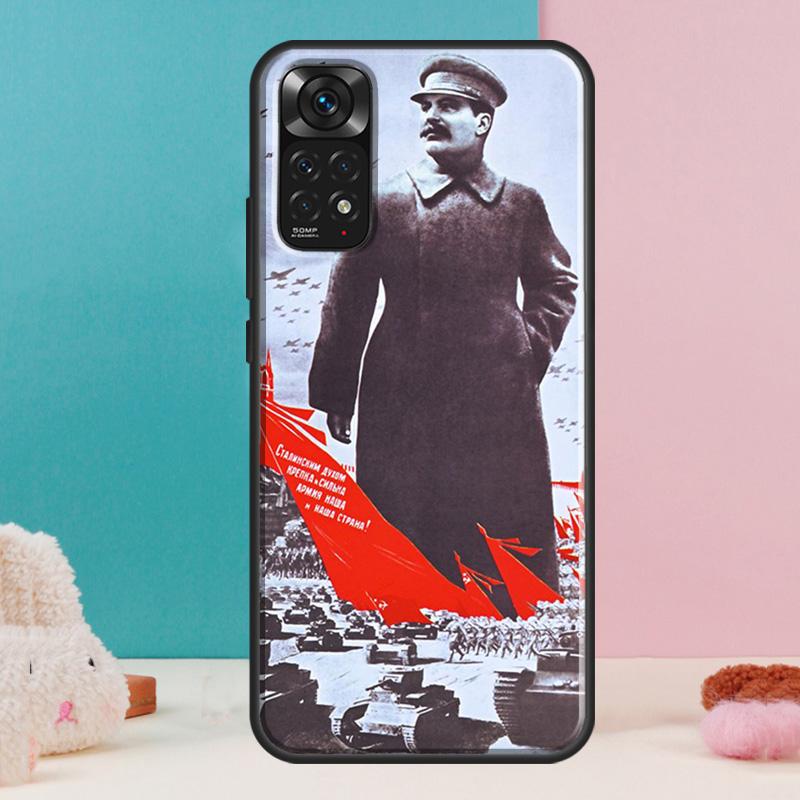 Russian Stalin Ussr Communism Case For Xiaomi Redmi Note 14 12 11 9 10 13 Pro 9S 10S 11S 12S Redmi 13C 10C 12C 14C Cover