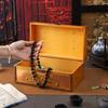 Vintage Wooden Keepsakes Chest with Lock Mechanism Antique Jewelry Storage Box Lockable Small Accessories Container