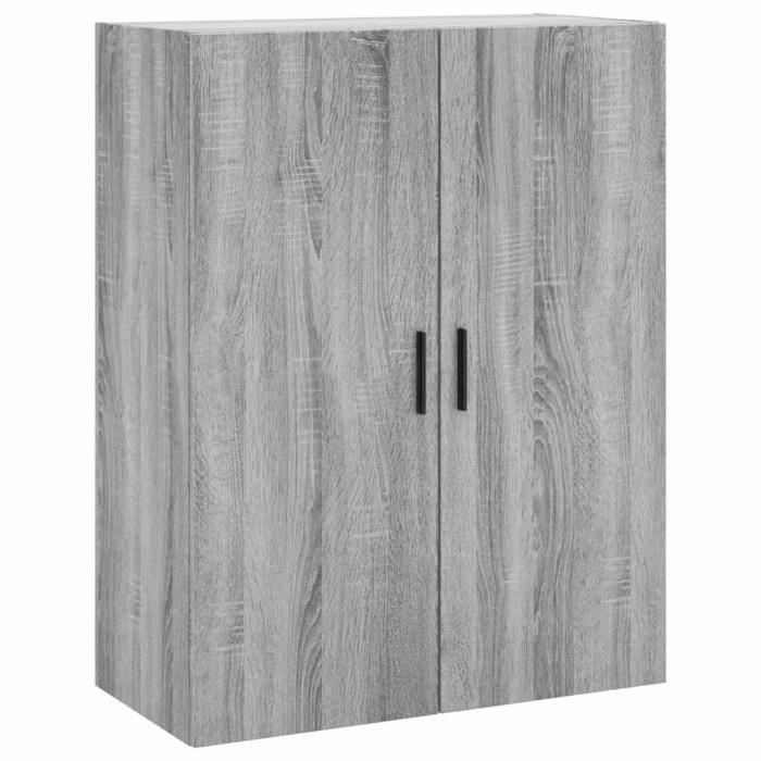 VidaXL Armoire murale sonoma gris 69,5x34x90 cm 828442