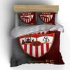 Juego de Ropa de Cama del Sevilla FC Juego de Funda Nórdica para Cama Funda Nórdica Fundas de Almohada (1 * Funda de edredón 2 * Fundas de almohada, sin relleno de edredón)