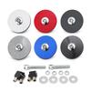Universal Aluminum Alloy Engine Hood Cover Lock Key Pin Kit Quick Latch Release Engine Bonnets Carbon Fiber Style Latch