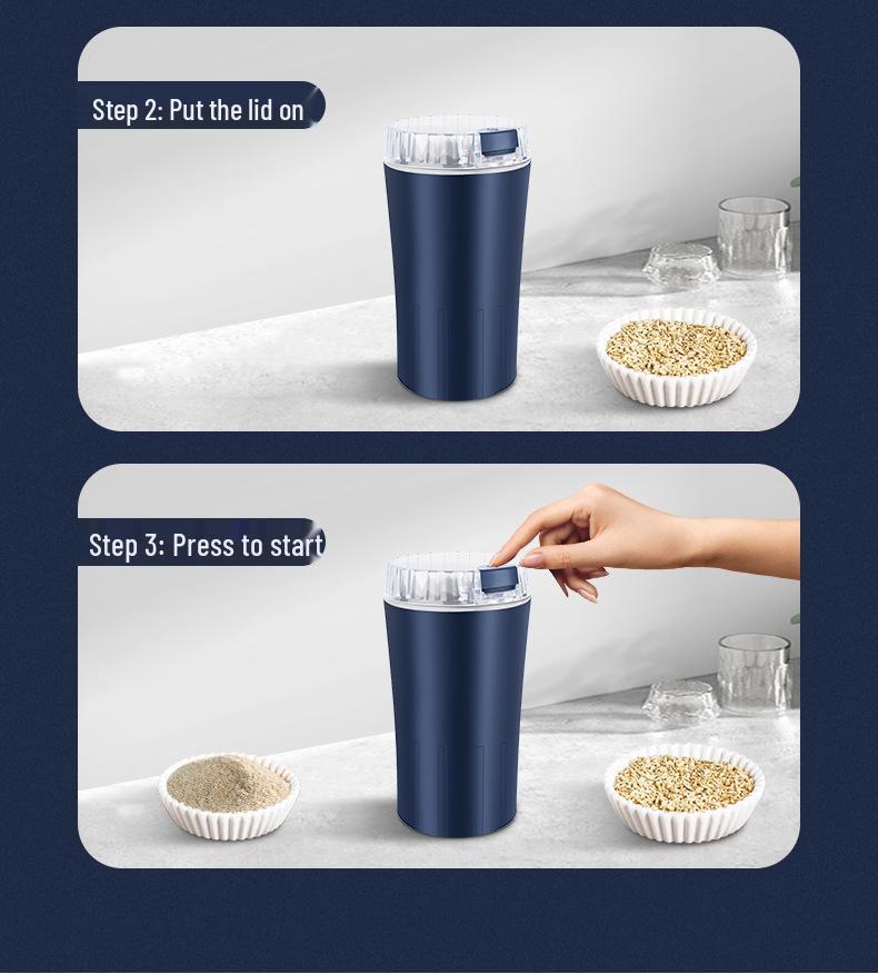 Eight-Blade Grinder for Coffee, Spices, and Herbs with Custom Logo