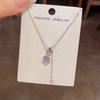Exquisite Niche Fashion Light Luxury Ice Flower Rose Tassel Necklace