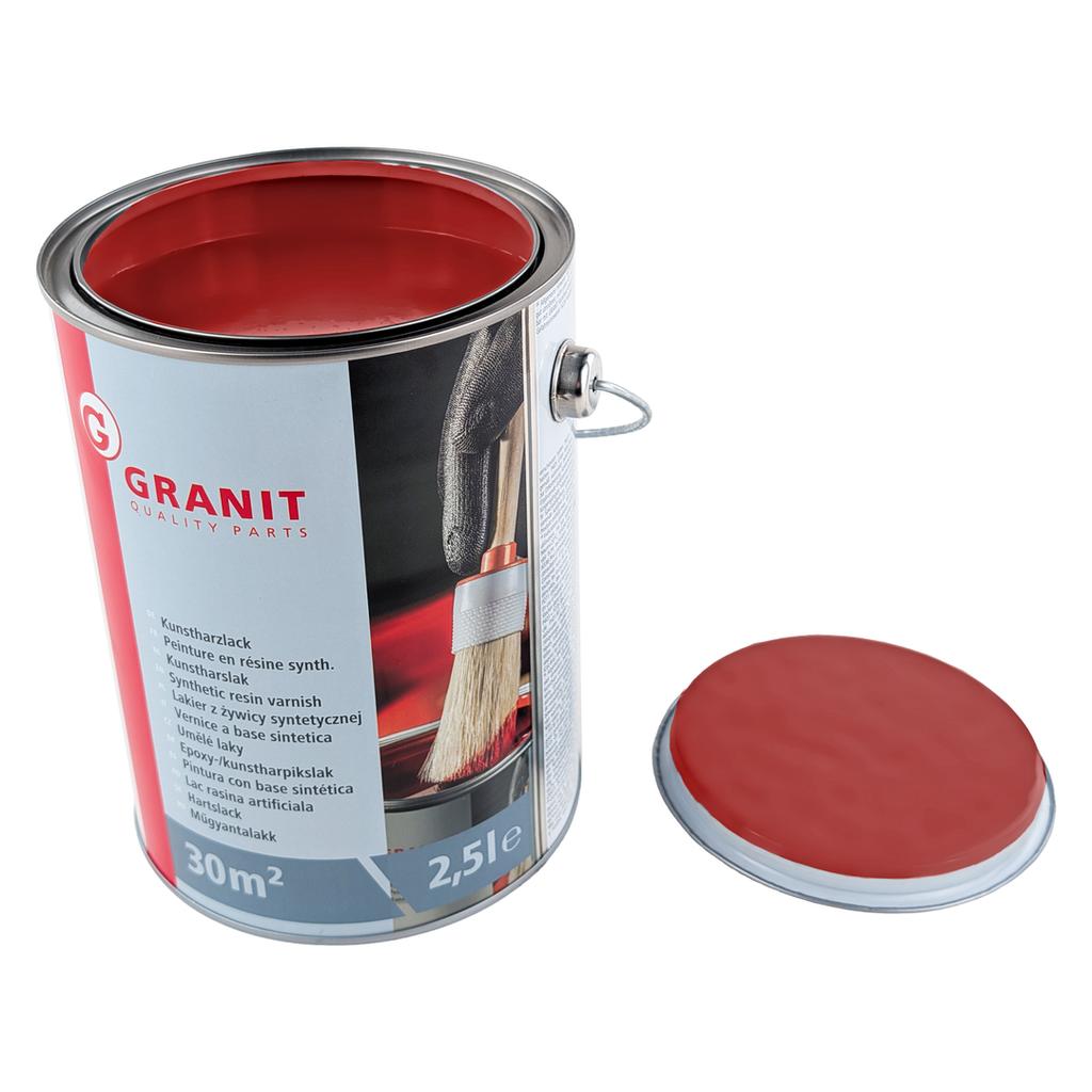Paint Varnish Carmine Red RAL 3002 WILCKENS GRANIT 2.5 Can