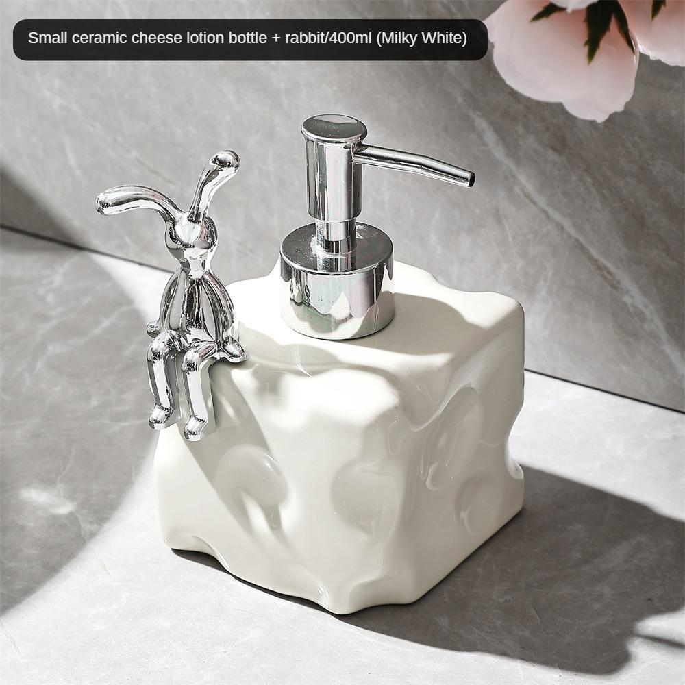 Hand Soap Laundry Liquid Sub Bottling Soap Shampoo Dispenser Bottles Shampoo Shower Conditioner Ceramic Modern Minimalist