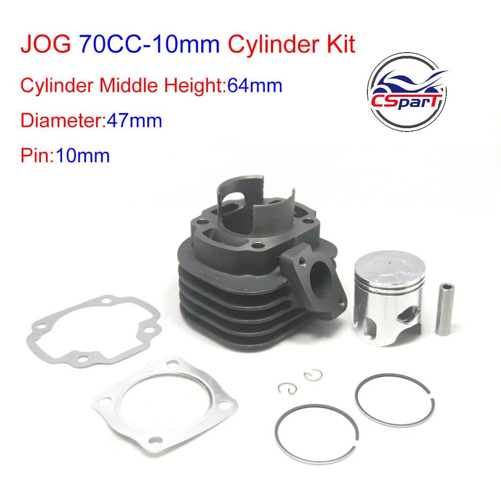 40mm 47mm 48mm 10mm Cylinder Big Bore Kit JOG 50 50CC 70CC 75CC 80CC 3KJ 1P40QMB CPI Keeway Yiying ATV Buggy Scooter Parts