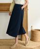 Pigment Half-Banding Wrinkle Flare Skirt (Pbe06M-Wskw007)