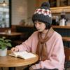 2025 new retro thickened warm Fair Island style jacquard knitted hat