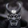 Vintage Herren 316l Edelstahl Schädel Wut Ring Punk Biker Skelett Ringe Für Männer Party Schmuck Geschenke