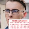 Men's Anti-blue Light Reading Glasses Bussiness Style Office Computer Square Eyewear Ultralight Metal Prescription Eyeglasses