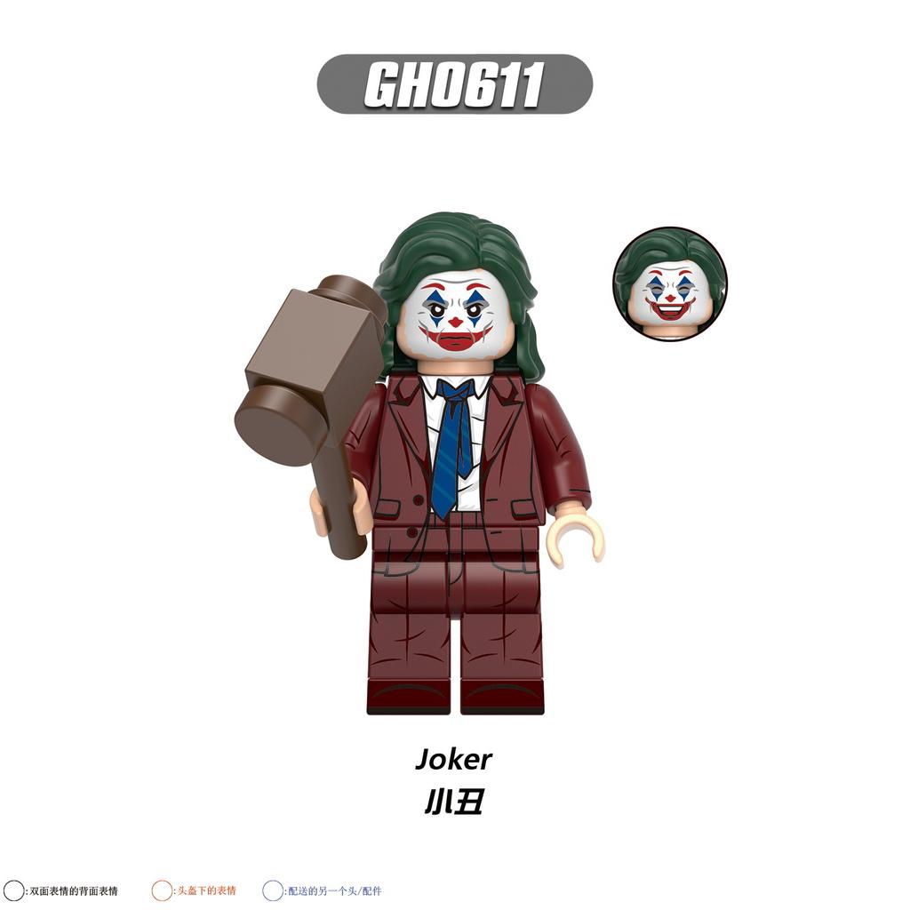 Kdl830 G0178 Super British Building Block Villain Clown Girl Harry Assembling Doll Toy