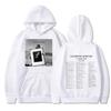 Cas-tour Men Hoodie Front Cigarettes After Sex Album Print, World Tour Schedule Back Graphic, Soft Fleece Sweatshirt for Sport Daily Casual Wear