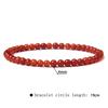 4mm Natural Agate Mini Energy Bracelet Women's Glossy Beads Semi-Precious Pulsera Jewellery Bracelet Bracelet
