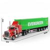 1:50 Alloy Heavy Trucks Toys Models Cars Container Vehicles Light Music Miniature Transport Car Rubber Tires Kids Gifts