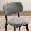 Leaves Jacquard Chair Covers Split Chair Seat Cover with Backrest Cover for Home Dining Room Wedding Party Decor