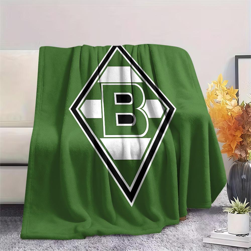 Borussia Print Flannel Blanket, High quality Comfortable for All Seasons, Home Decor, Warmth and Comfort, Perfect for Christmas Gifts