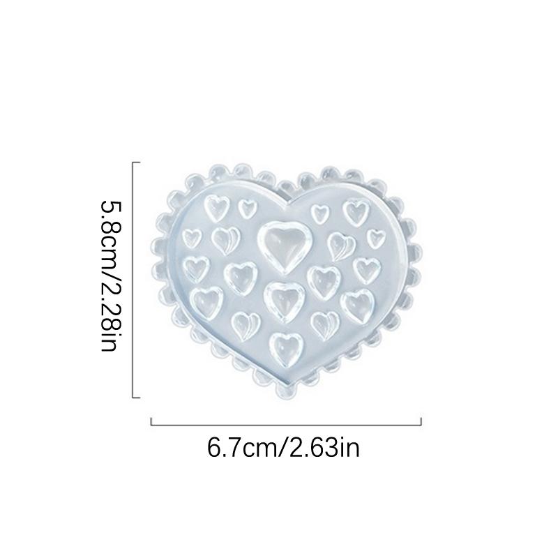 1Pcs 3D Bow Tie Nail Art Heart Shape Silicone Mold Star  Shape Mold Templates Gel Print Stencils Manicure Decoration