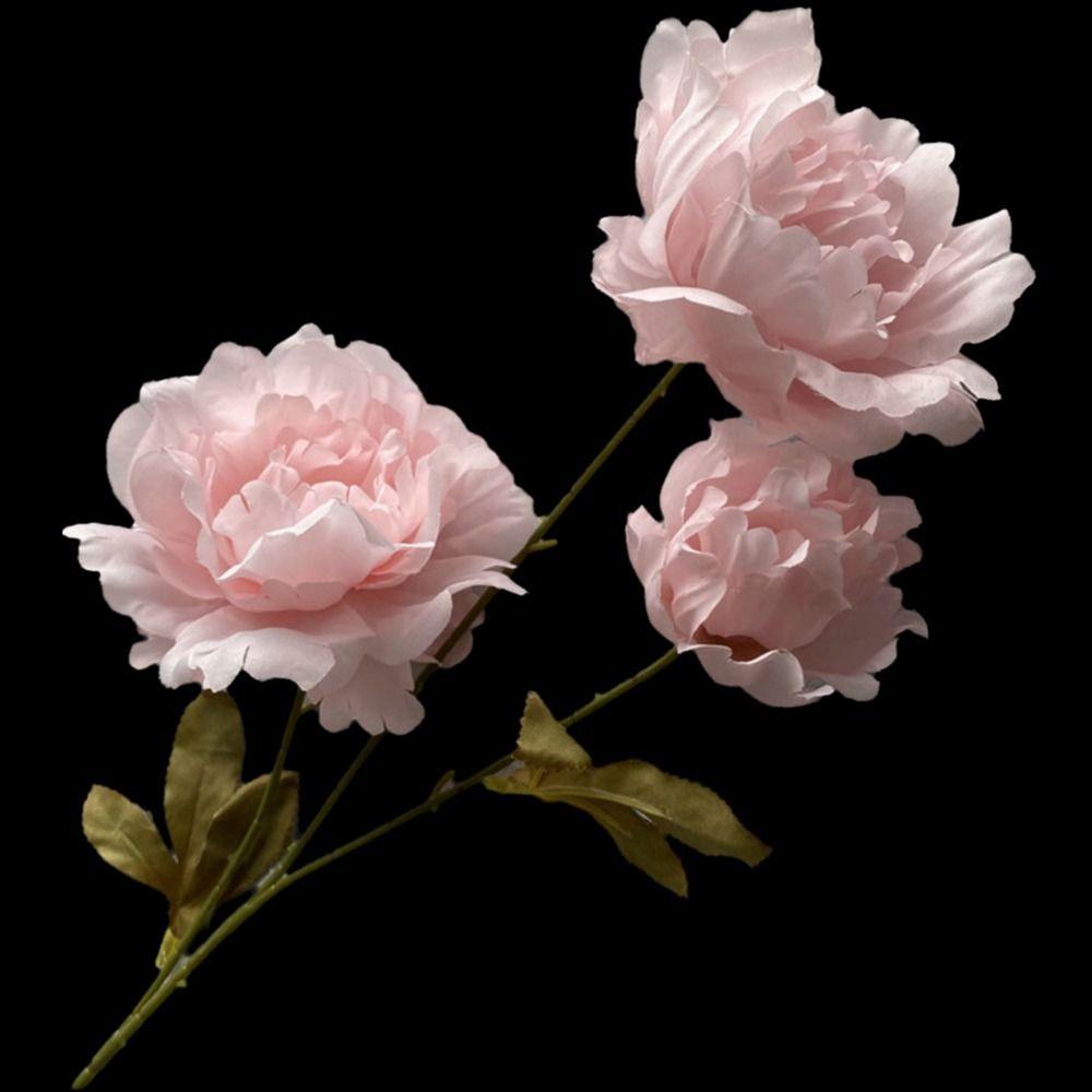 Silk Petals Peony Artificial Flower Multicolor Faux Flower Peony Lifelike Flowers  Wedding Ornament