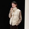 Down Vest Jacket for Women In Winter 2025, Fashionable and Versatile Casual Short Sleeveless Bread Jacket