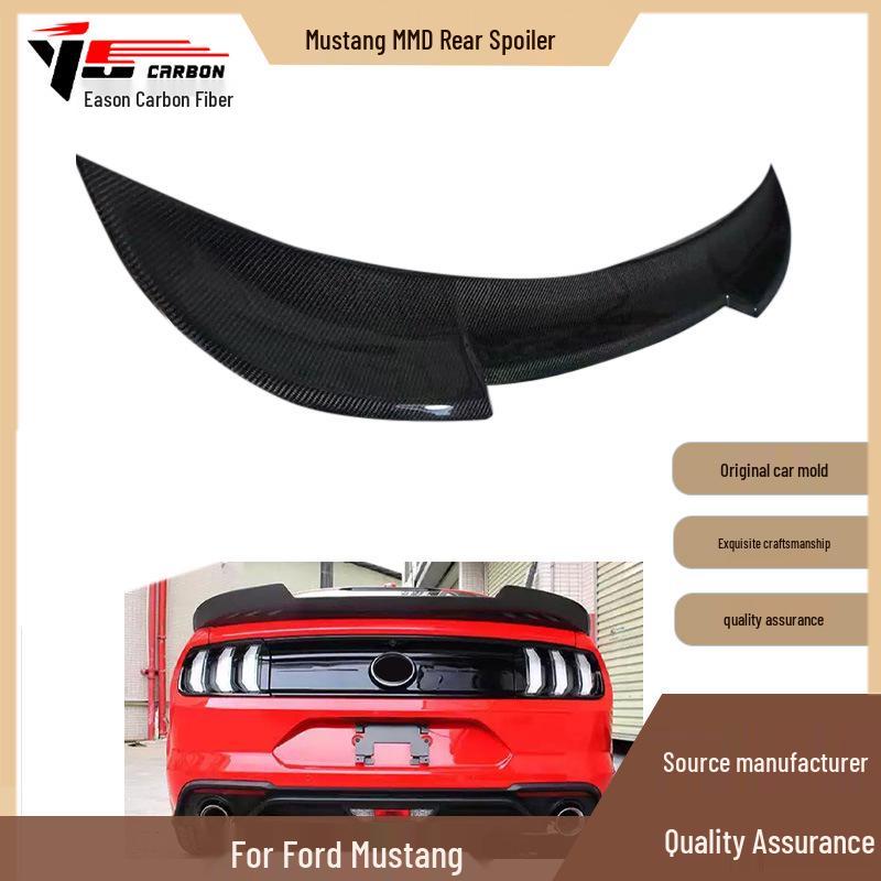 Carbon Fiber Rear Spoiler for 2015-2020 Mustang