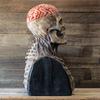 Full Head Skull Latex Mask Skeleton Horrible Halloween Cosplay Masquerade Mask