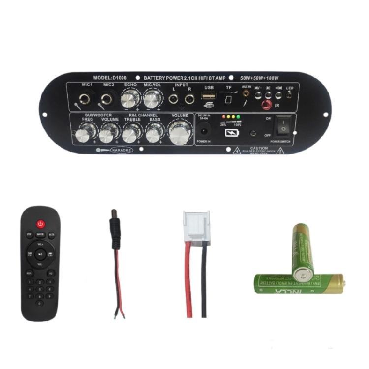 

Loudspeaker 200W Digital with Bluetooth-compatible 5.0 Phone Inputs Card USB Playback Lightweight for Karaoke 1
