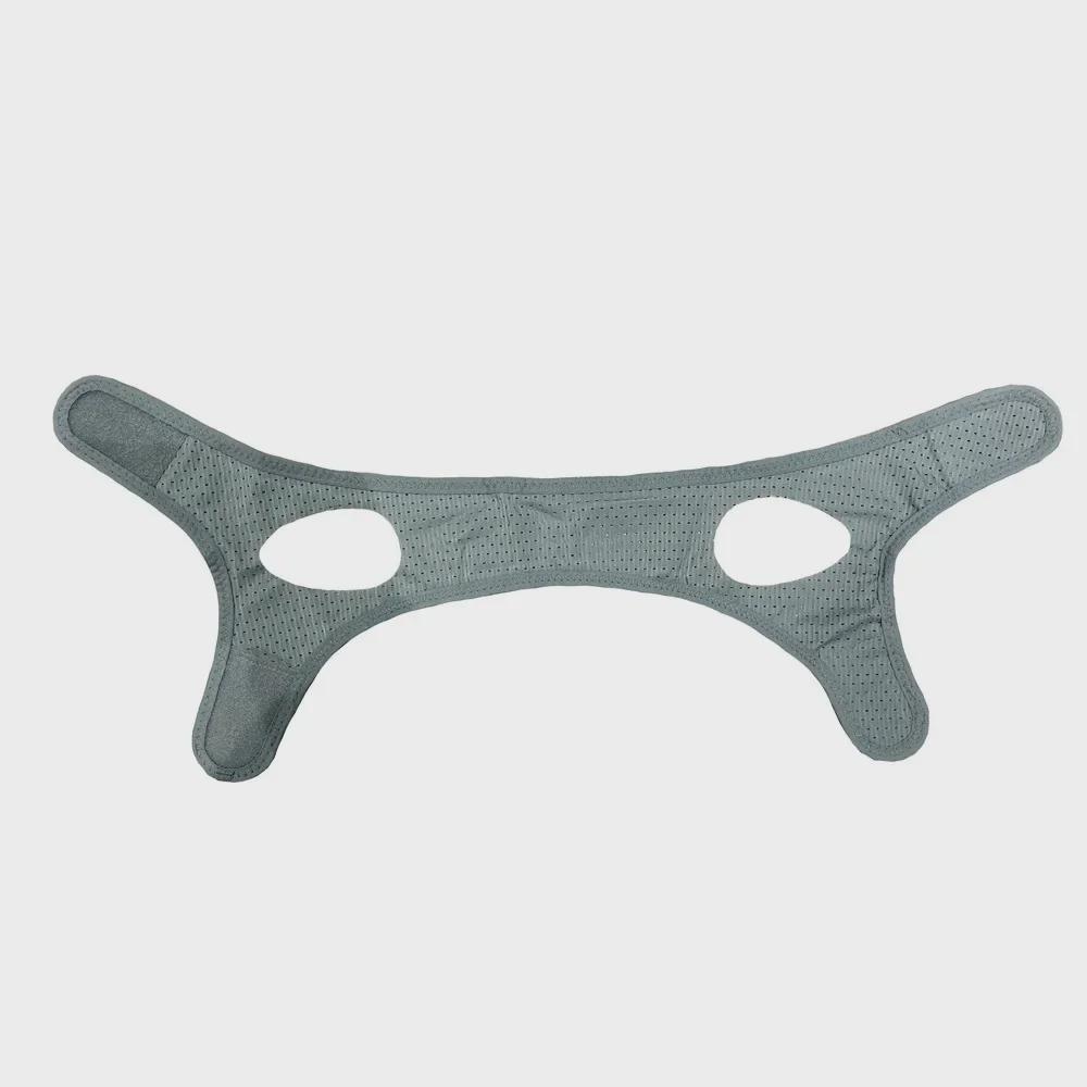 Breathable Mesh V-Face Anti-Snoring Sleeping Mask with Chin Support for Mouth Breathing Correction