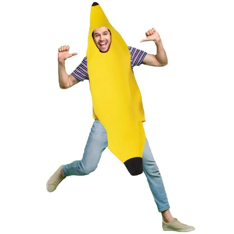 Carnival Clothing Men Cosplay Adult Fancy Dress Funny Sexy Banana Cosplay Costume Novelty Halloween Christmas Carnival Party Decorations