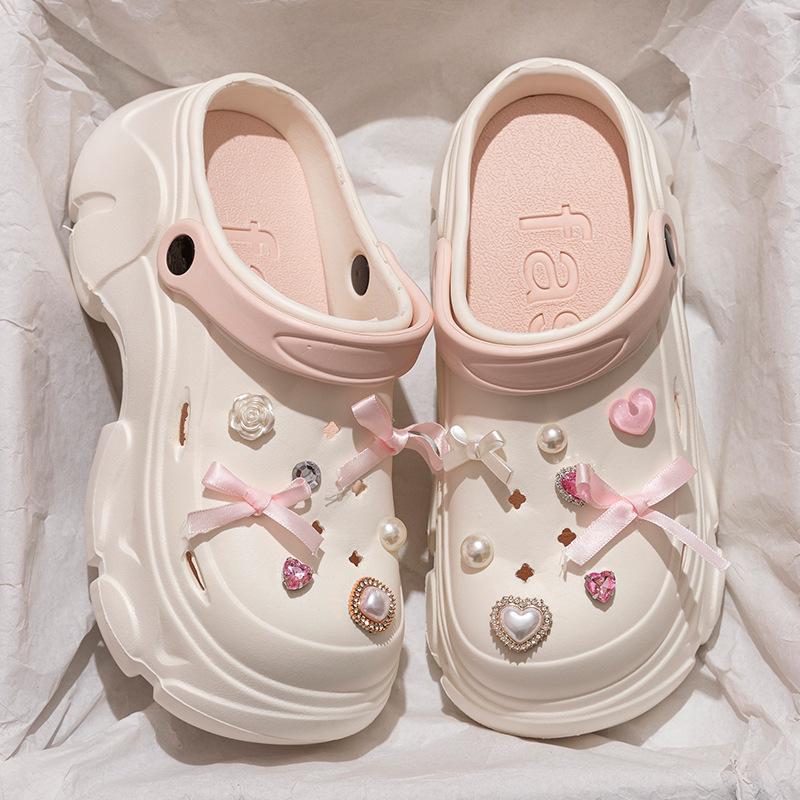 Dámské letní protiskluzové plážové sandály s platformou a otevřenou špičkou