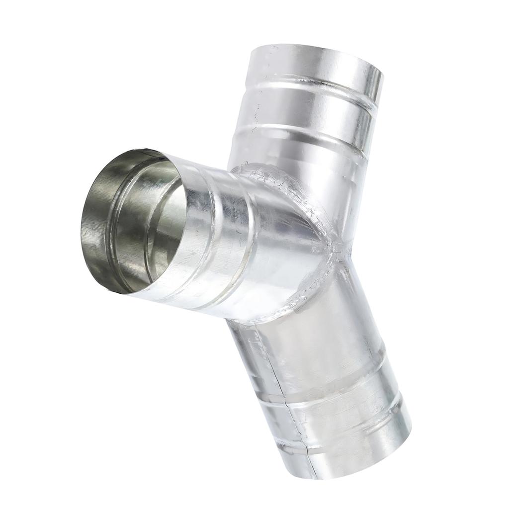 45 Degree Angled Y Style Air Route Divider Constructed Of Strong Treated Metal For Improved Air Movement