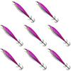 2-10PCS 5.5g Laser Luminous Floating Horizontal Wood Shrimp Lure Squid Jigging Shrimp Hook Octopus Cuttlefish Fishing Baits