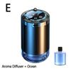 Smart Car Air Freshener Aroma Diffuser 5 Modes Rechargeable Humidifier with Digital Display Starry Light Auto Odor Eliminator