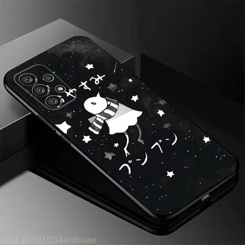Goodnight P-Punpun Phone Case for Samsung Galaxy A20,21s,22,31,32,52,71,80,A91,5G Colorful Cover Smartphone Pretty